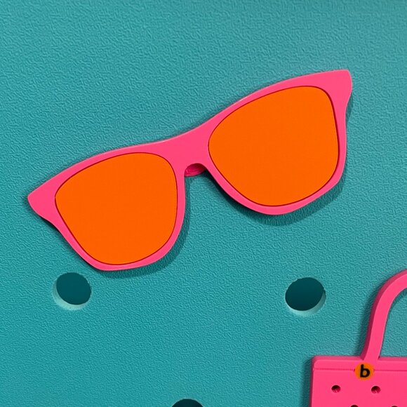 Set of 3 Beachy Themed Bogg Charm Set-Glitzy Girl Bogg Charms - Picture 3 of 4